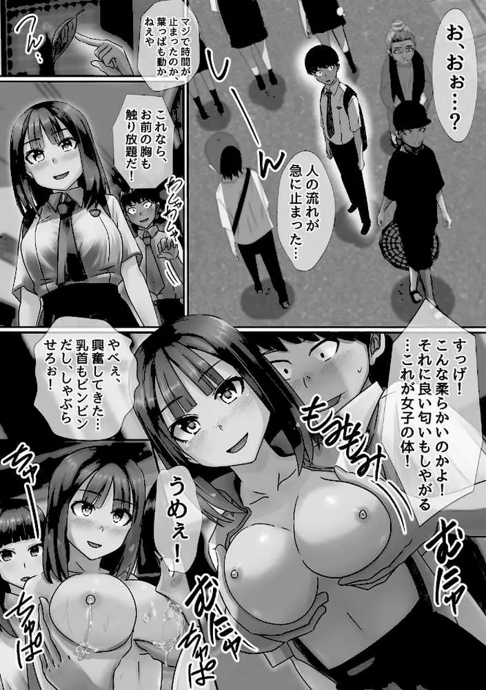 時間停止学園で女体ハーレム - ページ04