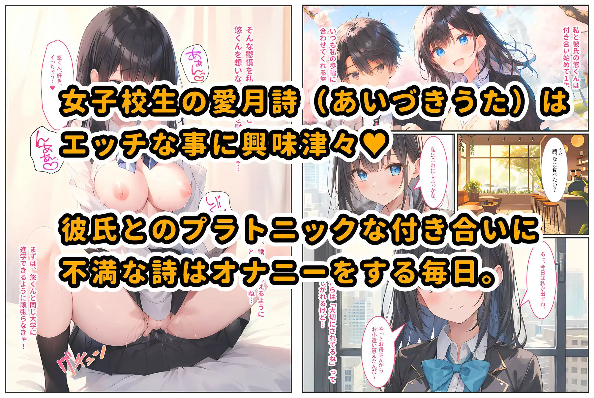セックスのお勉強〜家庭教師にメス堕ちする女子校生（彼氏あり）〜