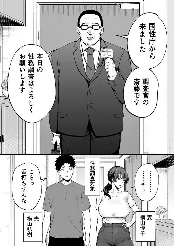 性務調査は突然に。 〜愛する妻への生ハメ調査〜 - ページ02