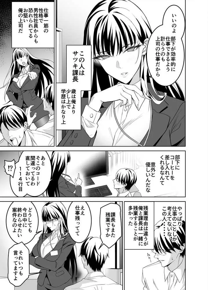 堅物女上司と派遣くん、限界社畜の二人はセックスがしたい! - ページ03