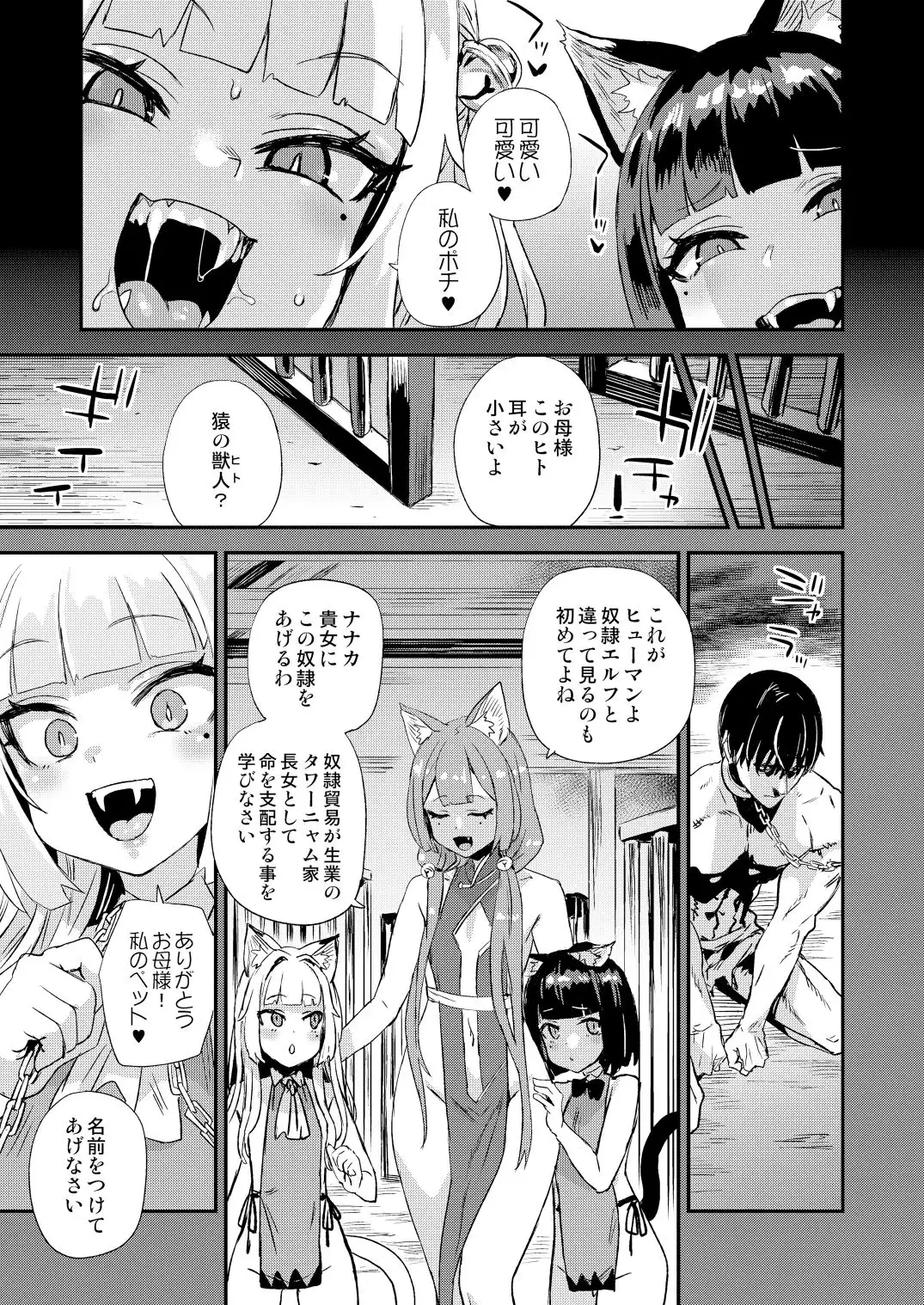 猫族娘はヒトを飼う。 - サンプル3